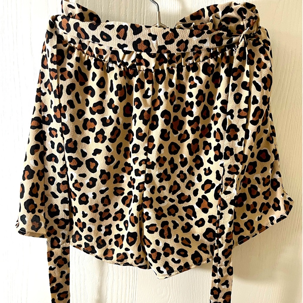Altar’d State cheetah print shorts, size small